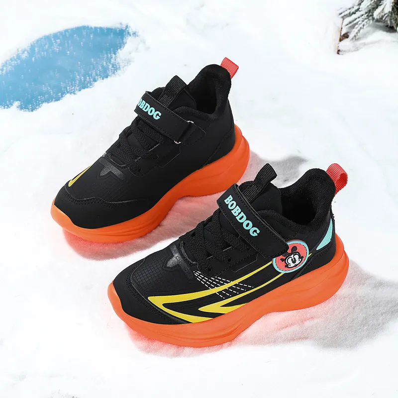 BOBDOG Slip Resistant Anti Kick Wear Resistant Waterproof And Breathable Warm Low Top Kids Lifestyle Shoes Kids'-2