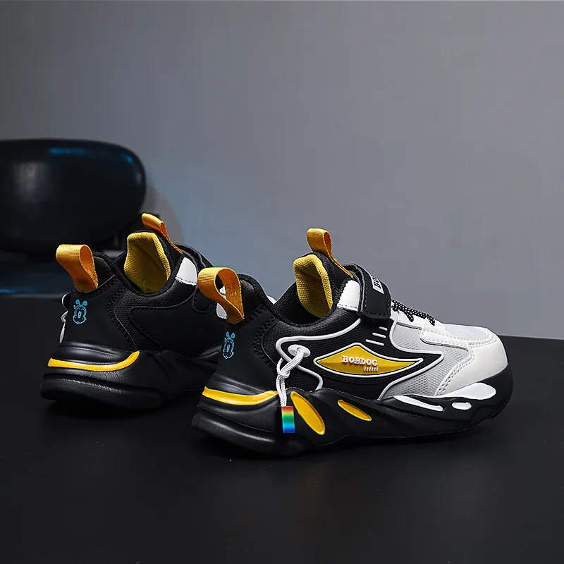 BOBDOG Anti Slip And Wear Resistant Rebound Water Resistant Low Top Kids Lifestyle Shoes Kids'-19