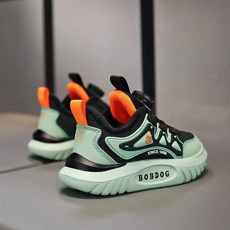 BOBDOG Slip Resistant Anti Kick Abrasion Resistant Waterproof Thermal Low Top Kids Lifestyle Shoes Kids'-12