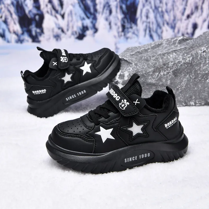 BOBDOG Slip Resistant, Abrasion Resistant, Waterproof, And Breathable Thermal Low Top Kids Lifestyle Shoes Kids'-17