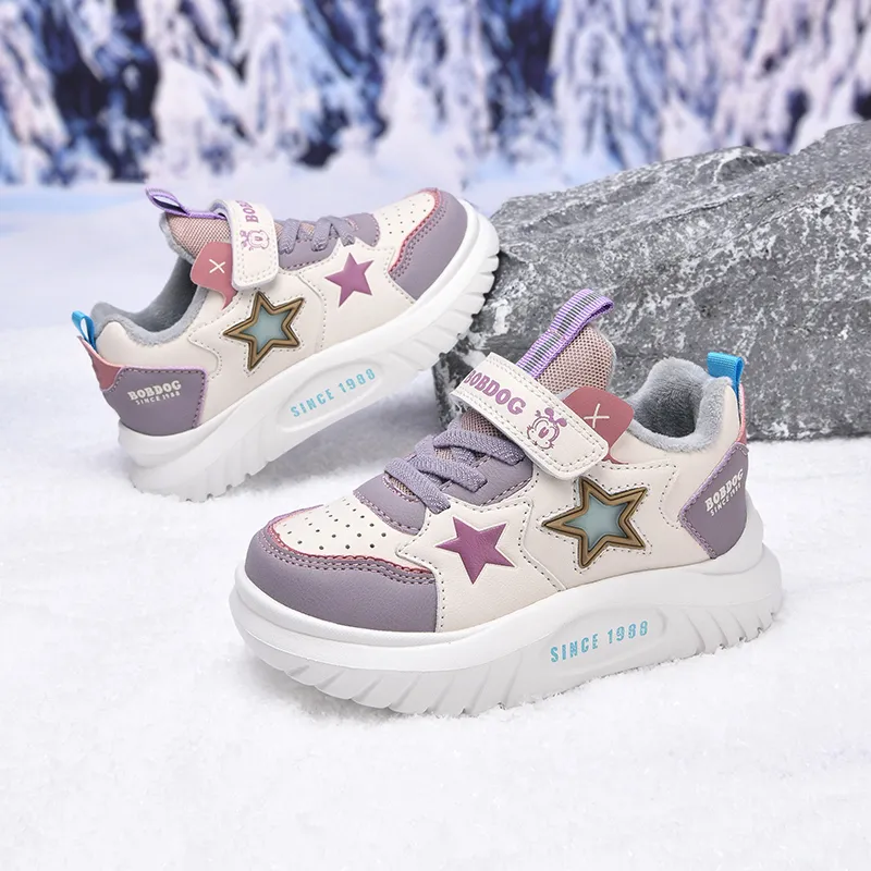 BOBDOG Slip Resistant, Abrasion Resistant, Waterproof, And Breathable Thermal Low Top Kids Lifestyle Shoes Kids'-3