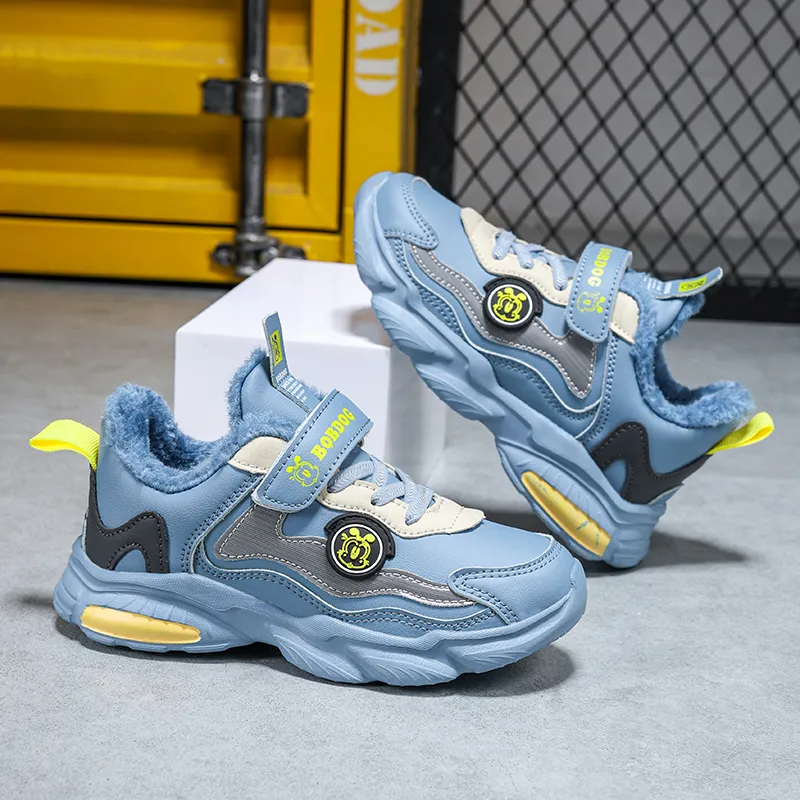 BOBDOG Anti Slip And Wear Resistant Warm Low Top Kids Lifestyle Shoes Kids'-13