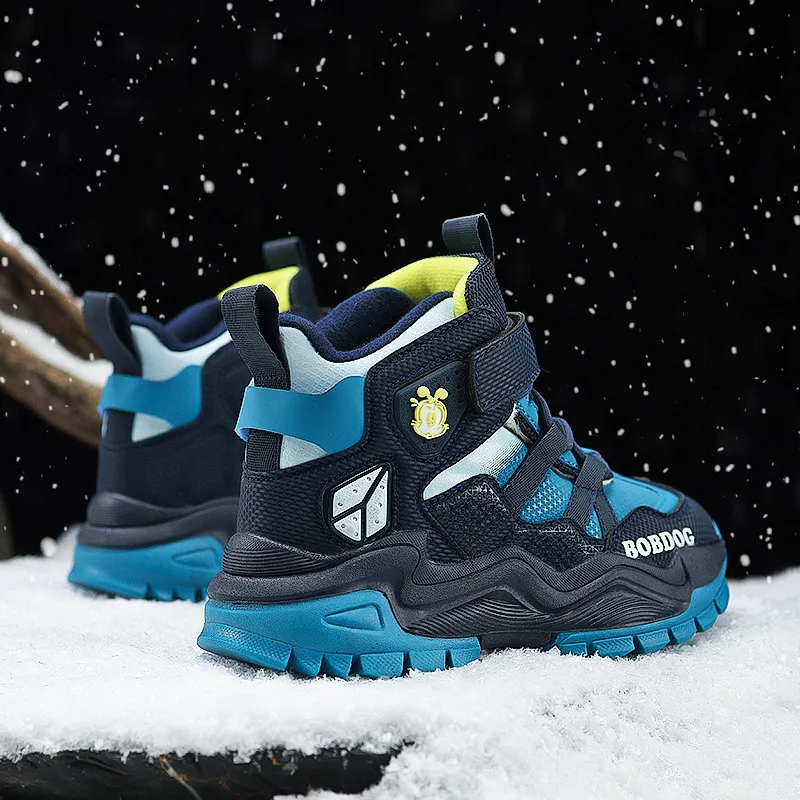 BOBDOG Slip Resistant Anti Kick Cushioning Wear Resistant Water Resistant Warm High Top Kids Lifestyle Shoes Kids'-4