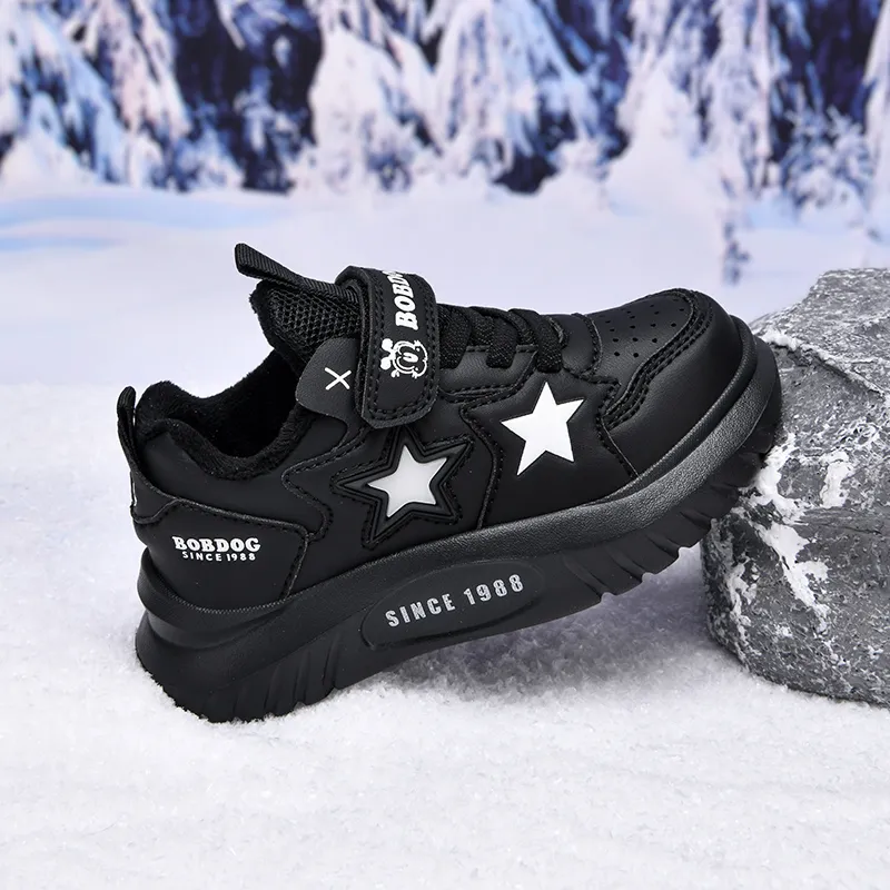 BOBDOG Slip Resistant, Abrasion Resistant, Waterproof, And Breathable Thermal Low Top Kids Lifestyle Shoes Kids'-18