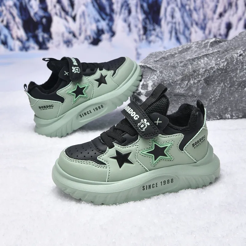 BOBDOG Slip Resistant, Abrasion Resistant, Waterproof, And Breathable Thermal Low Top Kids Lifestyle Shoes Kids'-10