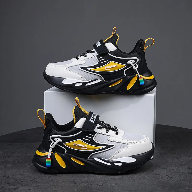 BOBDOG Anti Slip And Wear Resistant Rebound Water Resistant Low Top Kids Lifestyle Shoes Kids'-17