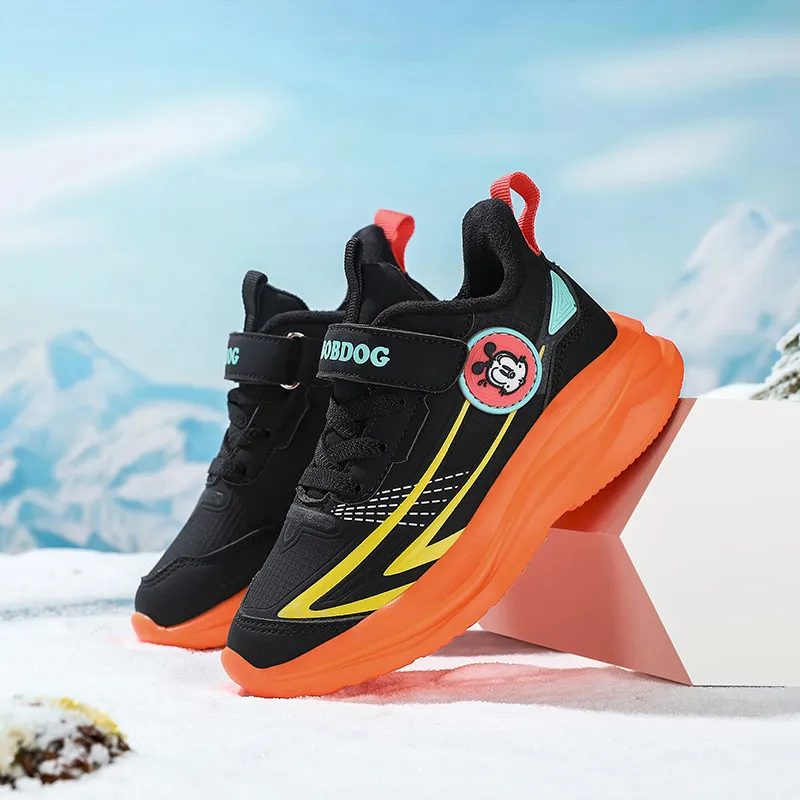 BOBDOG Slip Resistant Anti Kick Wear Resistant Waterproof And Breathable Warm Low Top Kids Lifestyle Shoes Kids'-4