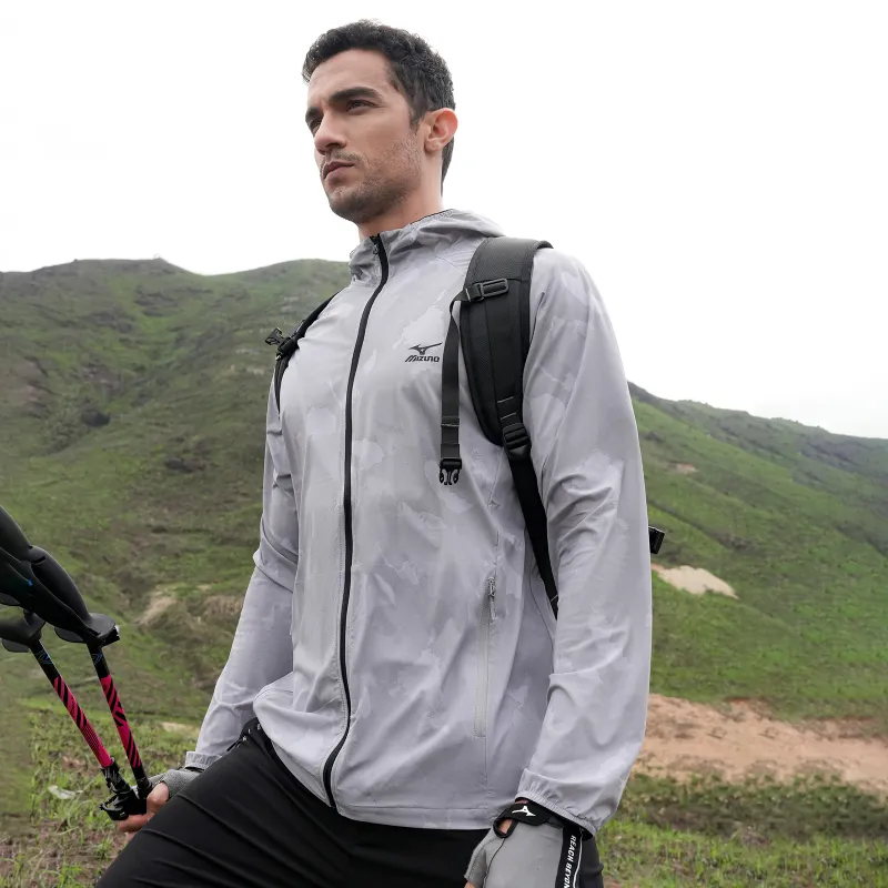 Mizuno Super Light Breathable Windproof UV Protection Cooling Sun Protection Clothing Unisex-6