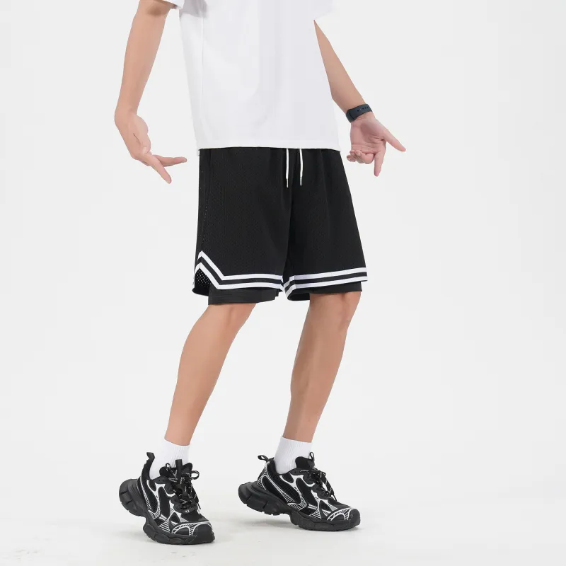China Aerospace Basketball Shorts Unisex-4