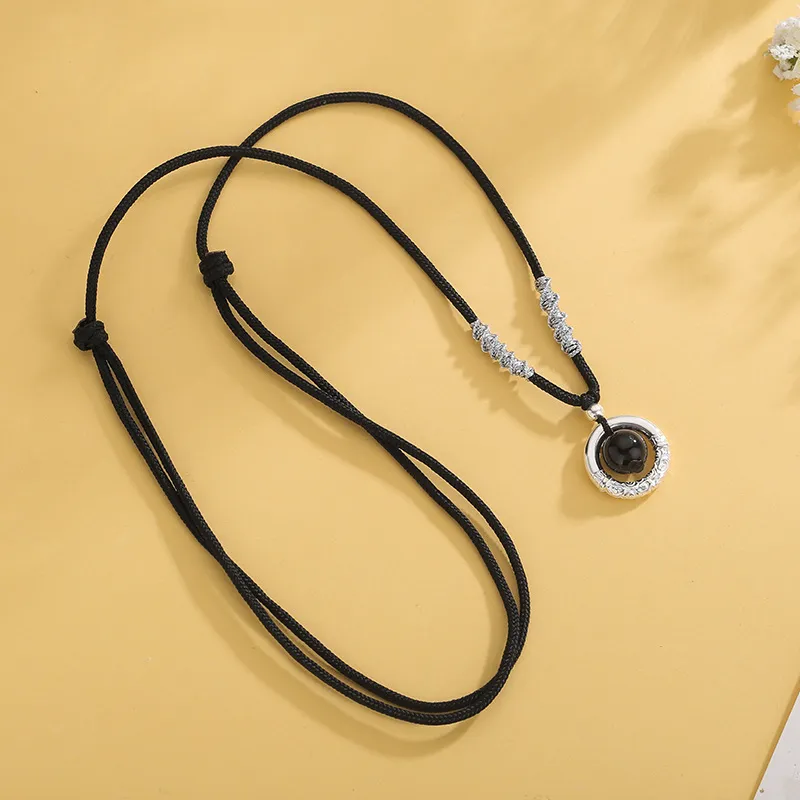 I&YOU Colored Glaze Necklaces Women's-3
