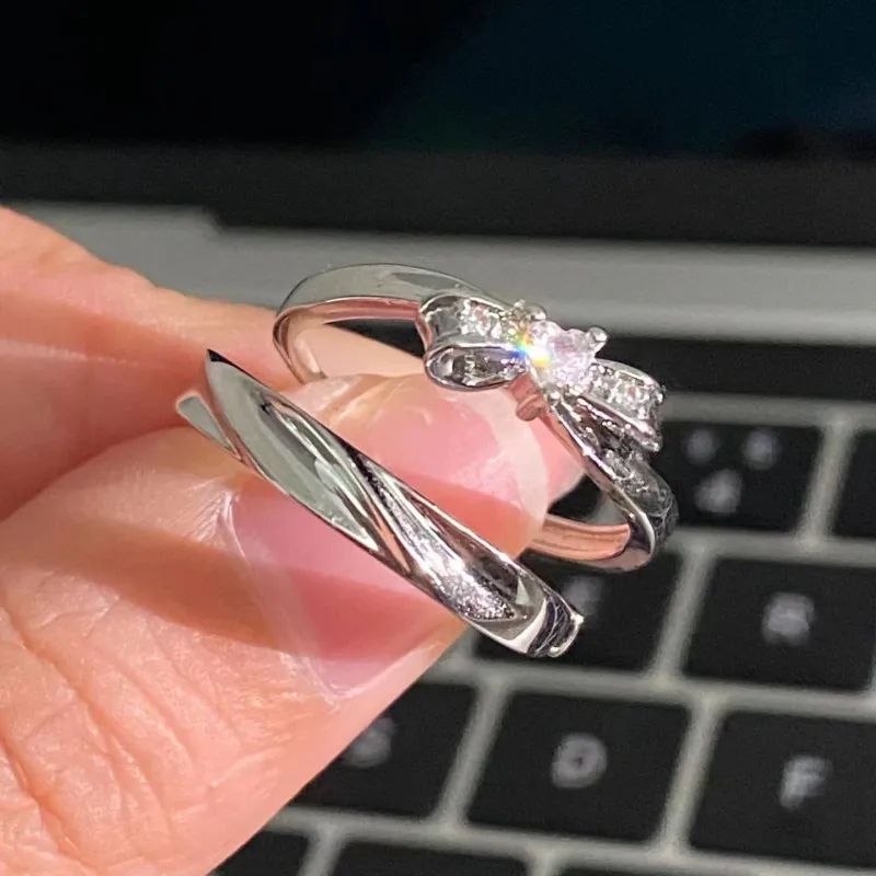I&YOU Colored Glaze Rings Unisex-1