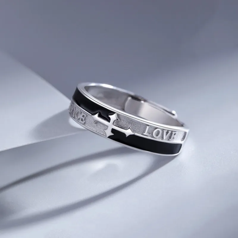 I&YOU Colored Glaze Rings Unisex-3
