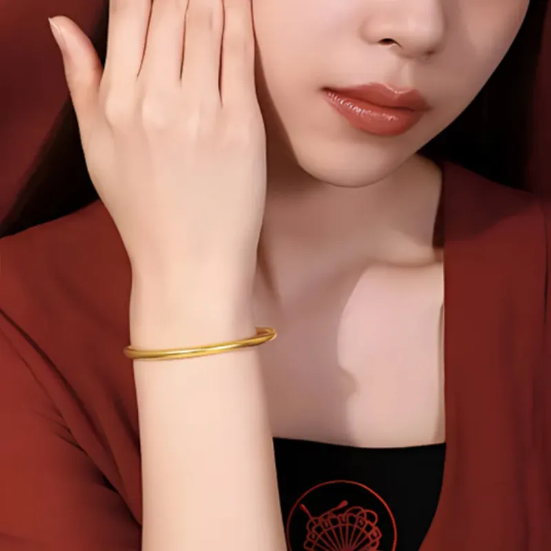 I&YOU 999 Fine Silver Bangles Women's-2