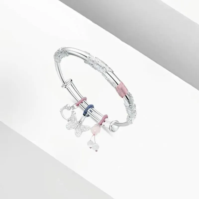 I&YOU 999 Fine Silver Bangles Women's-1