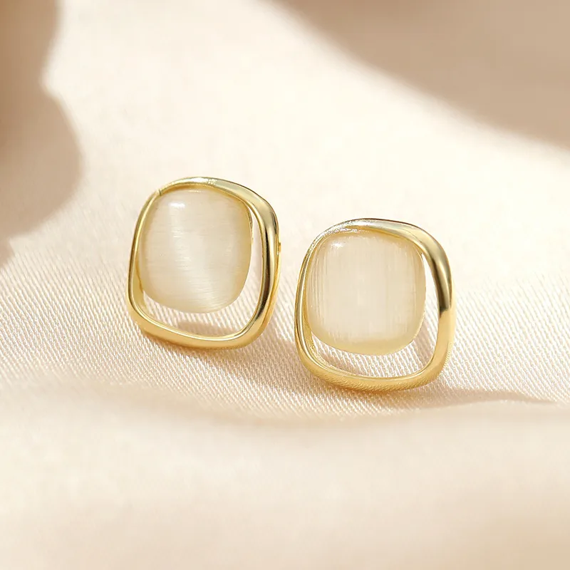 I&YOU Alloy Stud Earrings Women's-1