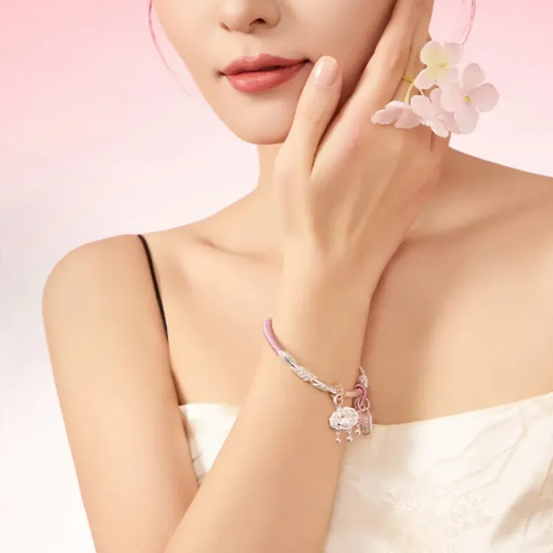 I&YOU 999 Fine Silver Bangles Women's-1