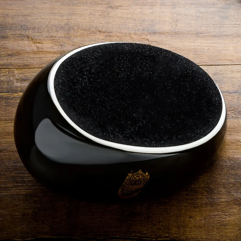 LUBINSKI Ceramic Ashtrays Red/Black/Yellow-3