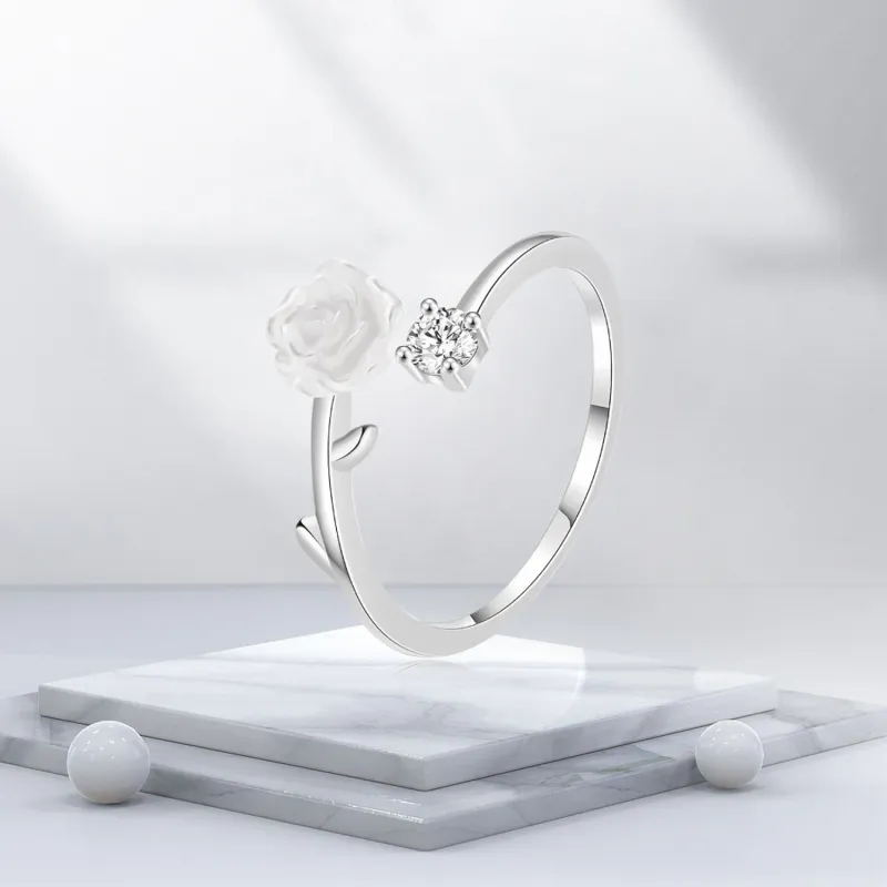 BTOE 925 Sterling Silver Rings Women's-3
