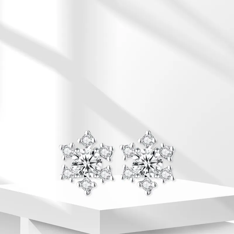 BTOE 999 Fine Silver Stud Earrings Women's-5