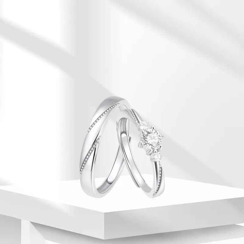 BTOE 925 Sterling Silver Rings Unisex-1