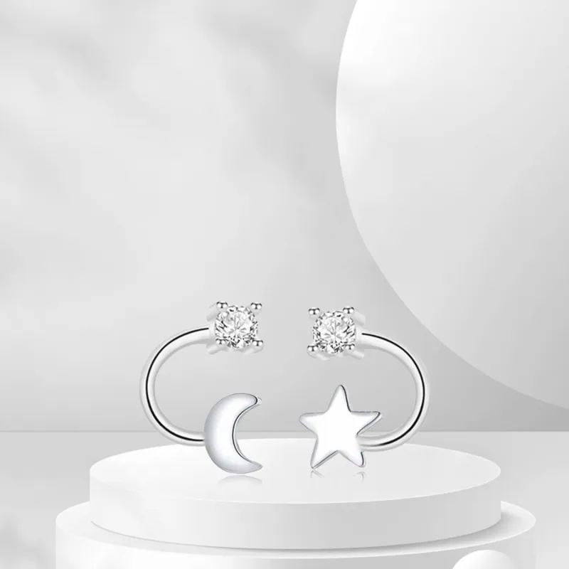 BTOE 999 Fine Silver Stud Earrings Women's-3