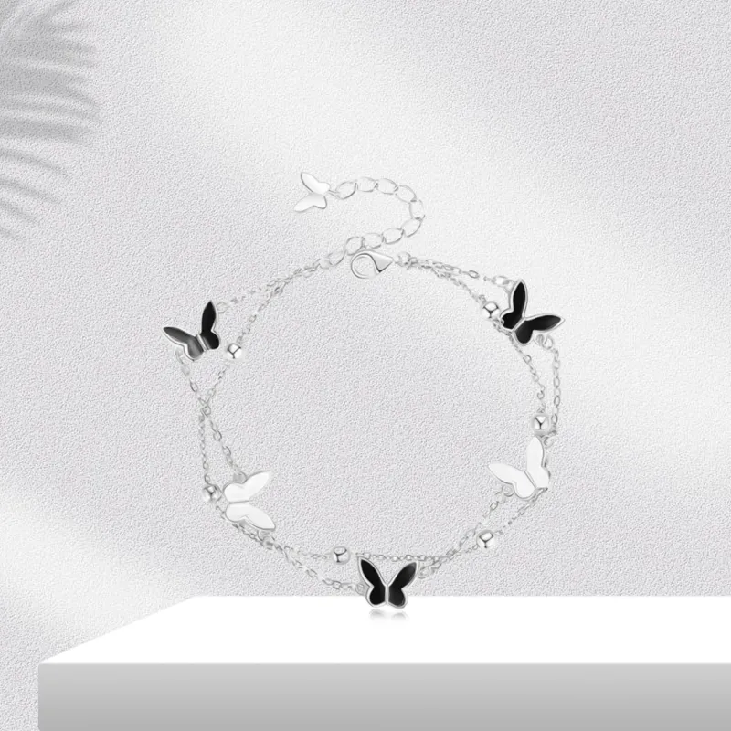 BTOE 925 Sterling Silver Bracelets Women's-4