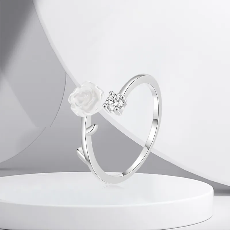 BTOE 925 Sterling Silver Rings Women's-5