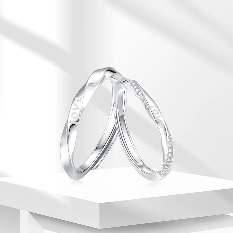 BTOE 925 Sterling Silver Rings Unisex-1