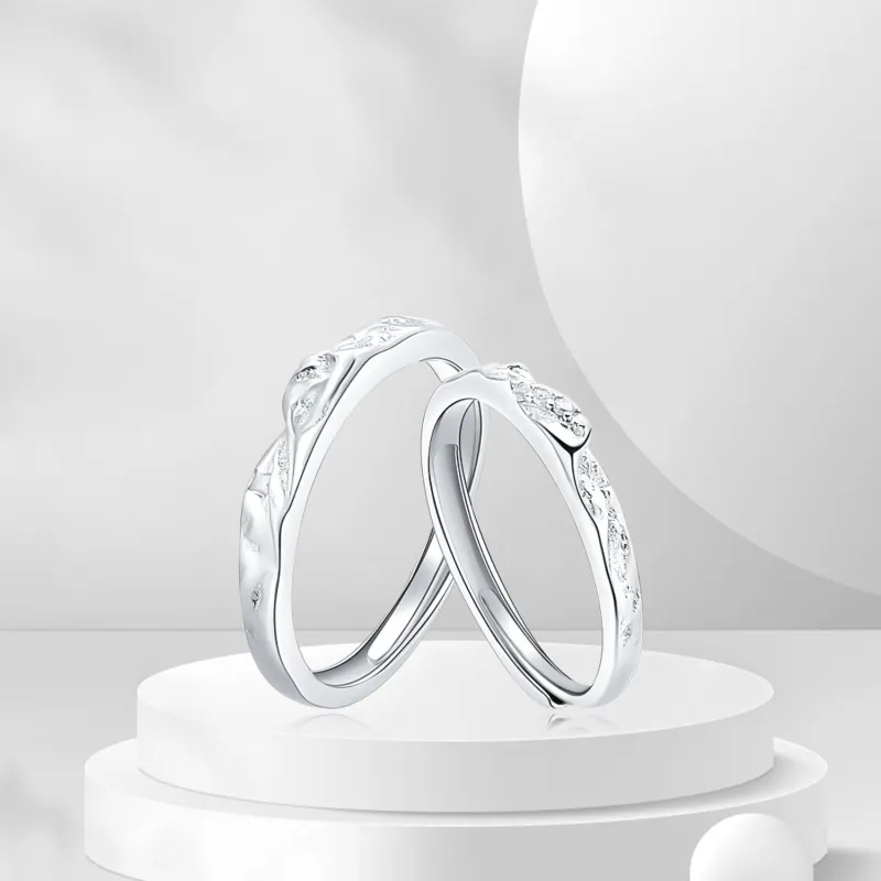 BTOE 925 Sterling Silver Rings Unisex-4