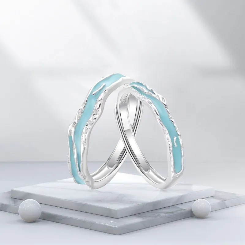 BTOE 925 Sterling Silver Rings Unisex-4