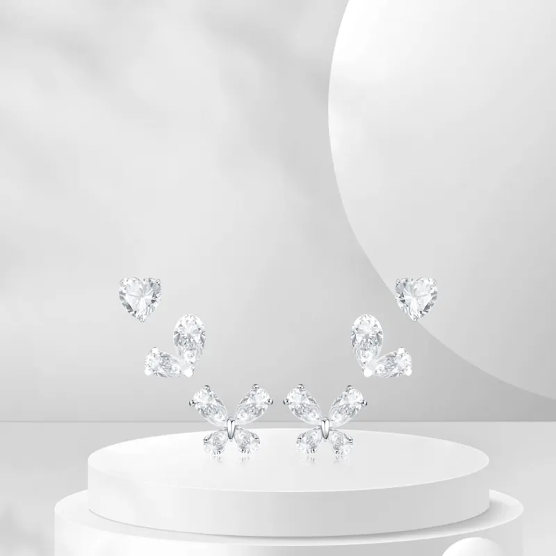 BTOE Alloy Stud Earrings Women's-1