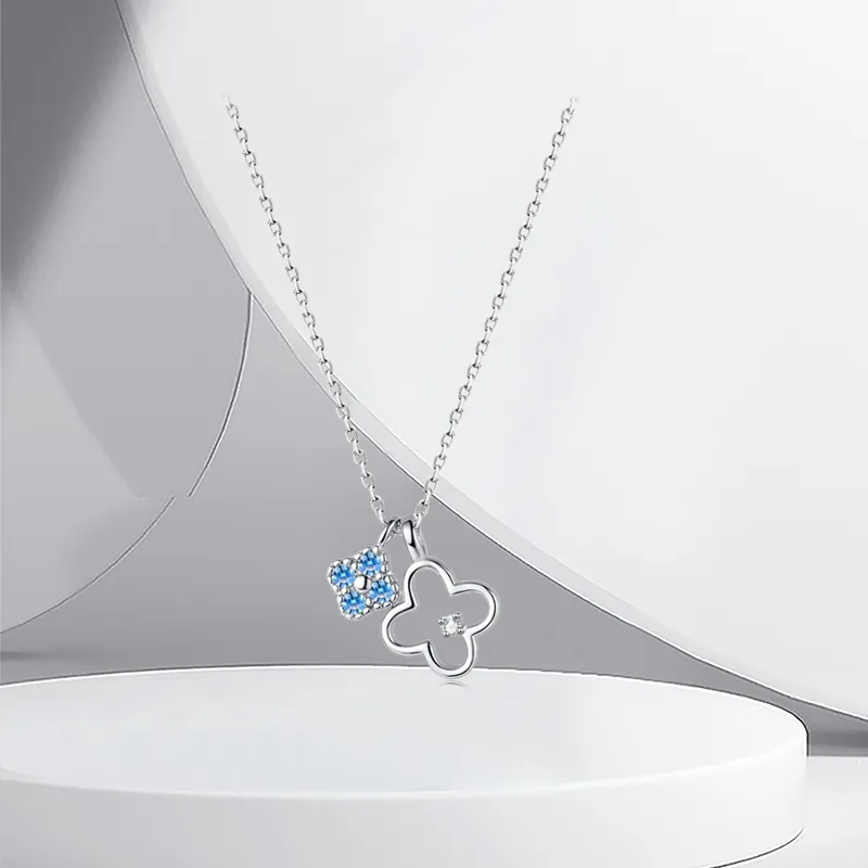 BTOE 925 Sterling Silver Necklaces Women's-2