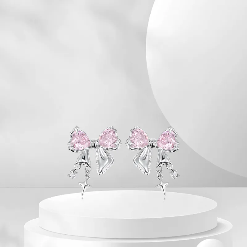 BTOE 925 Sterling Silver Stud Earrings Women's-8