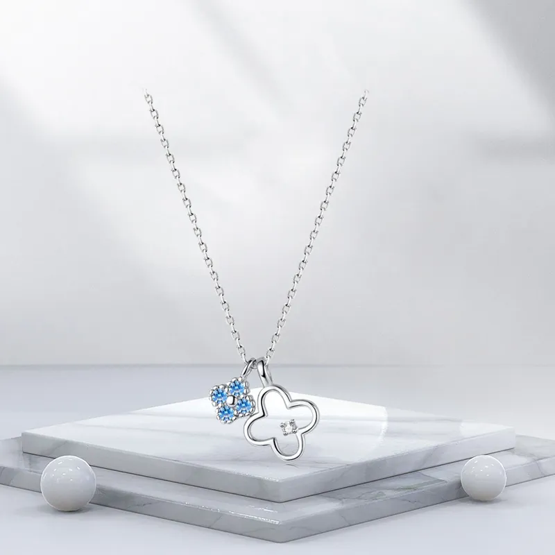 BTOE 925 Sterling Silver Necklaces Women's-3