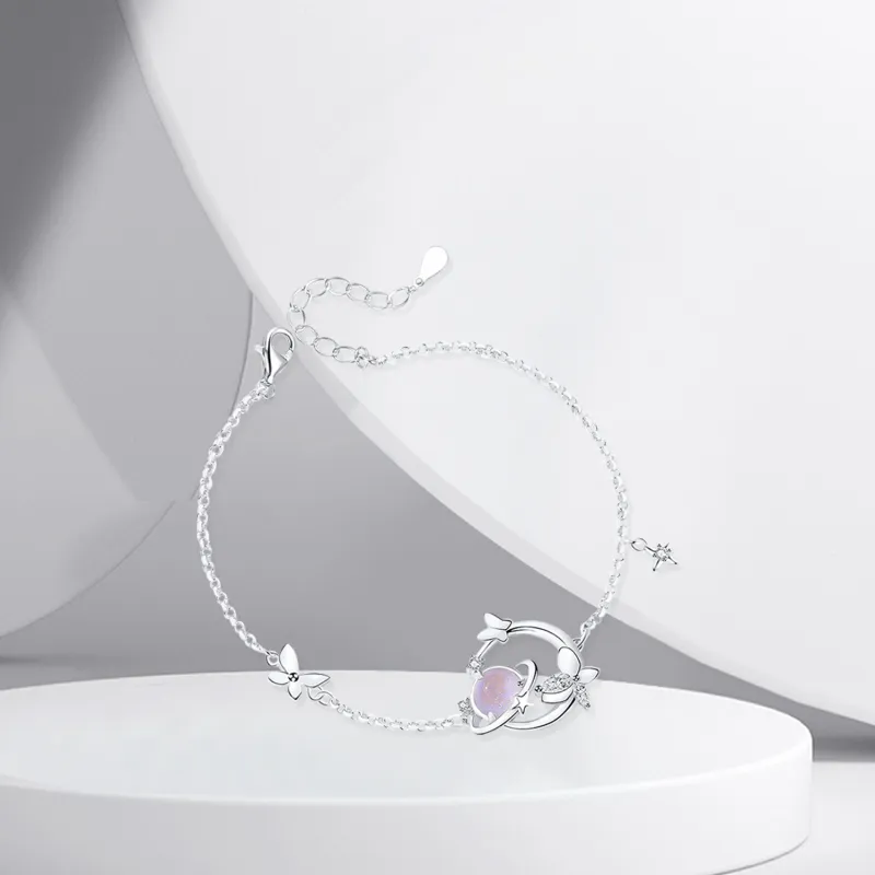 BTOE 925 Sterling Silver Bracelets Women's-1