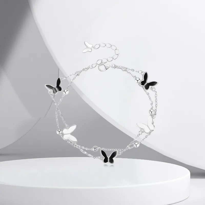 BTOE 925 Sterling Silver Bracelets Women's-2