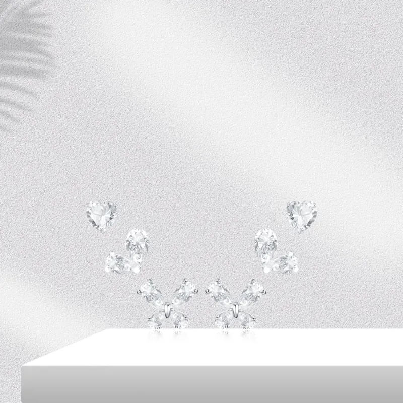 BTOE Alloy Stud Earrings Women's-2