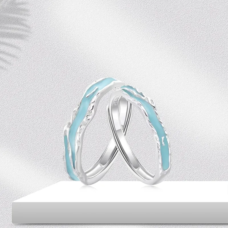 BTOE 925 Sterling Silver Rings Unisex-5