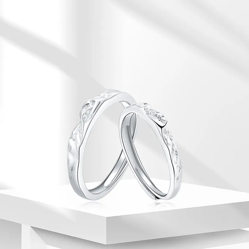 BTOE 925 Sterling Silver Rings Unisex-5