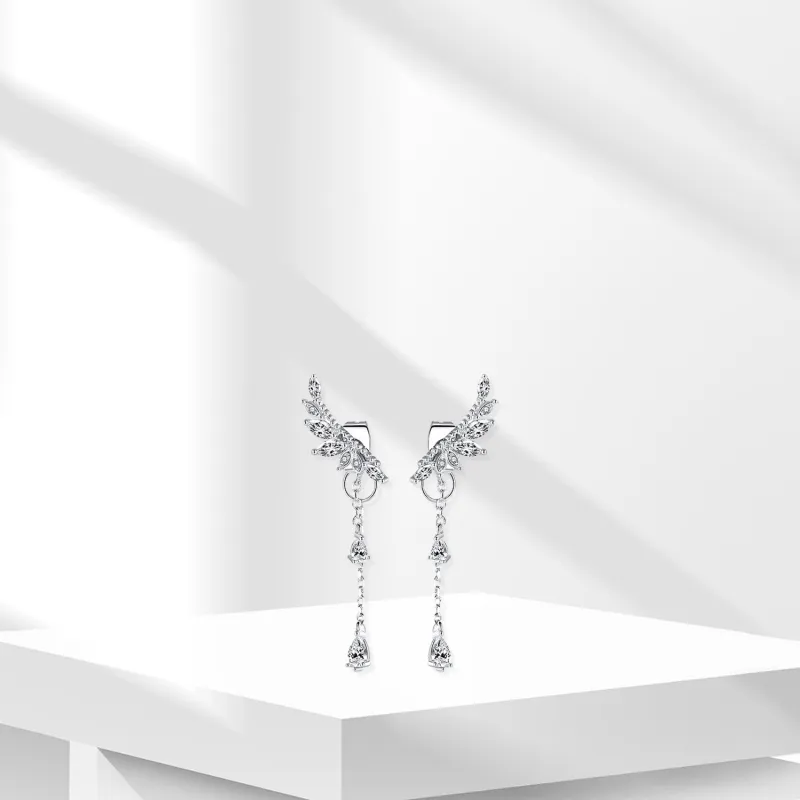 BTOE 925 Sterling Silver Stud Earrings Women's-1