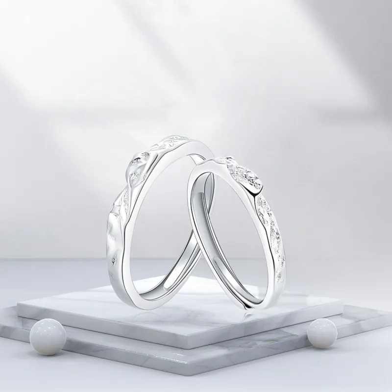 BTOE 925 Sterling Silver Rings Unisex-3