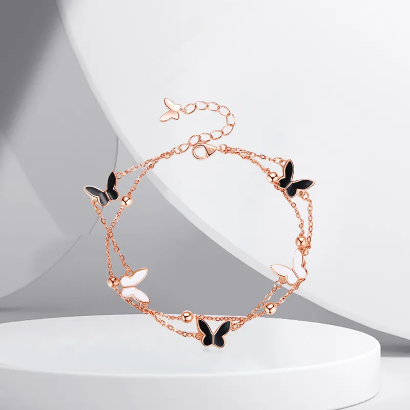 BTOE 925 Sterling Silver Bracelets Women's-9