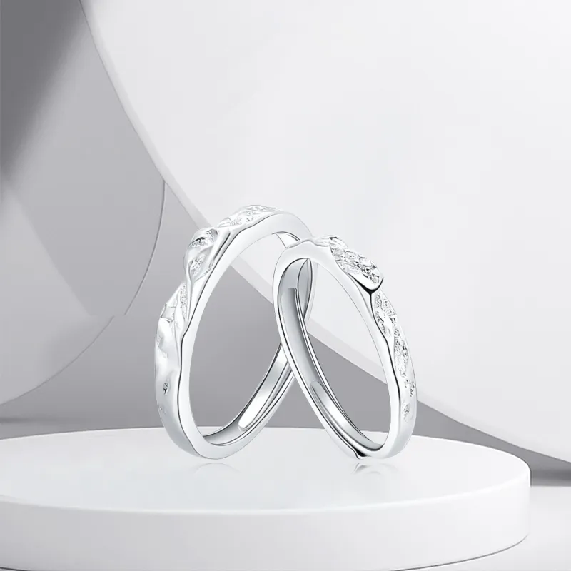 BTOE 925 Sterling Silver Rings Unisex-2