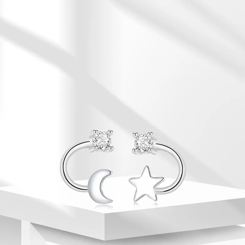 BTOE 999 Fine Silver Stud Earrings Women's-2