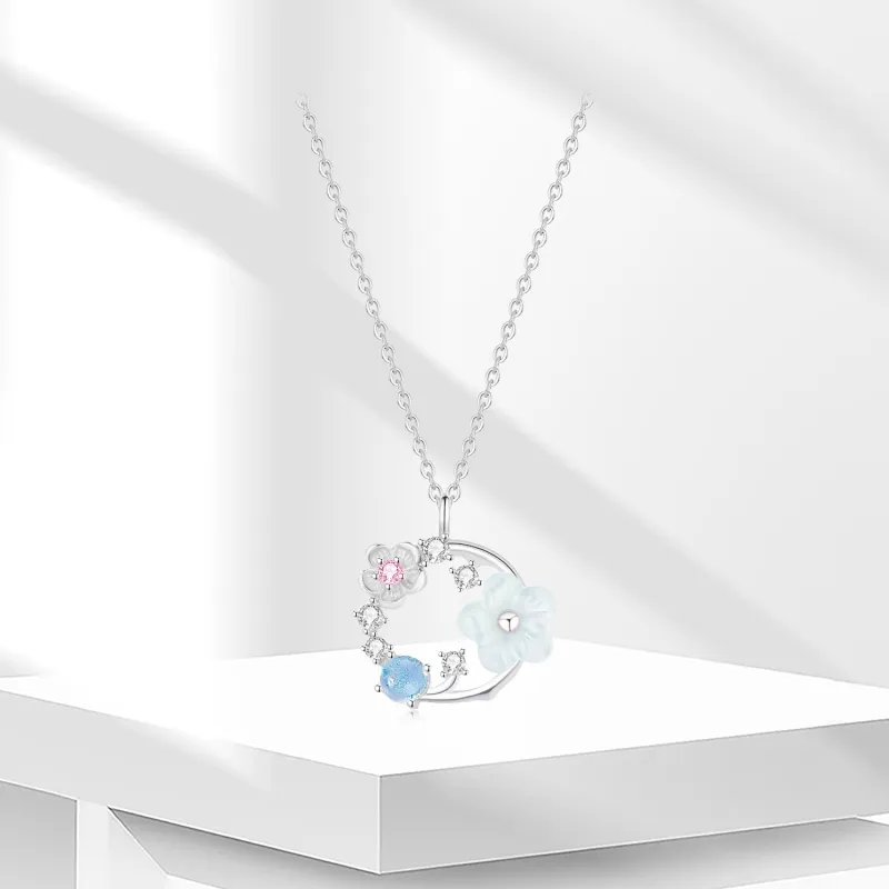 BTOE 925 Sterling Silver Necklaces Women's-3
