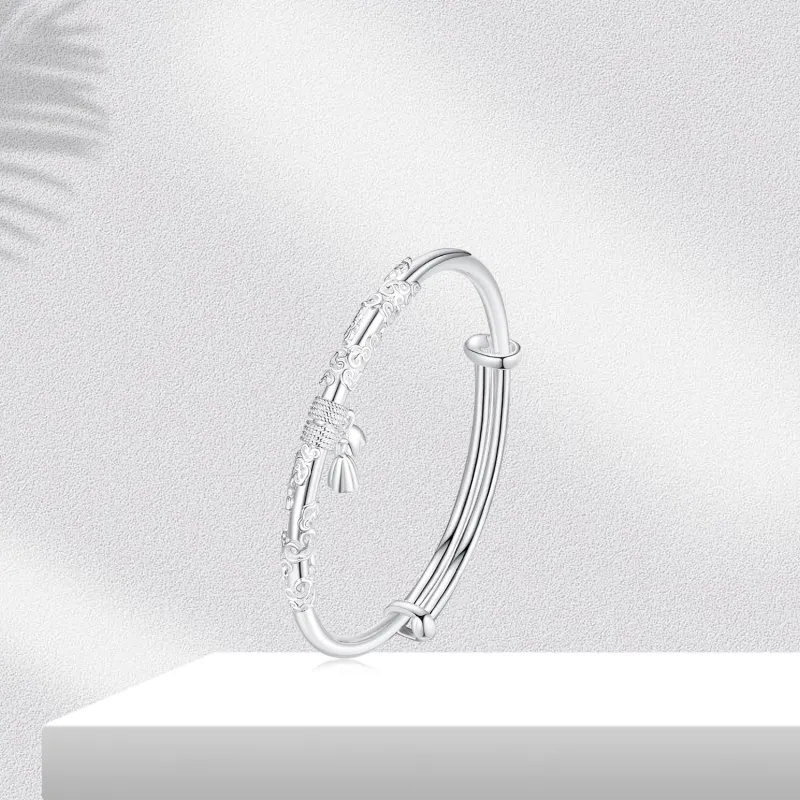 BTOE 999 Fine Silver Bangles Women's-4
