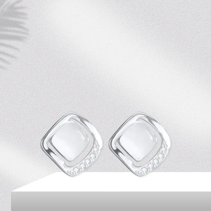 BTOE 999 Fine Silver Stud Earrings Women's-1