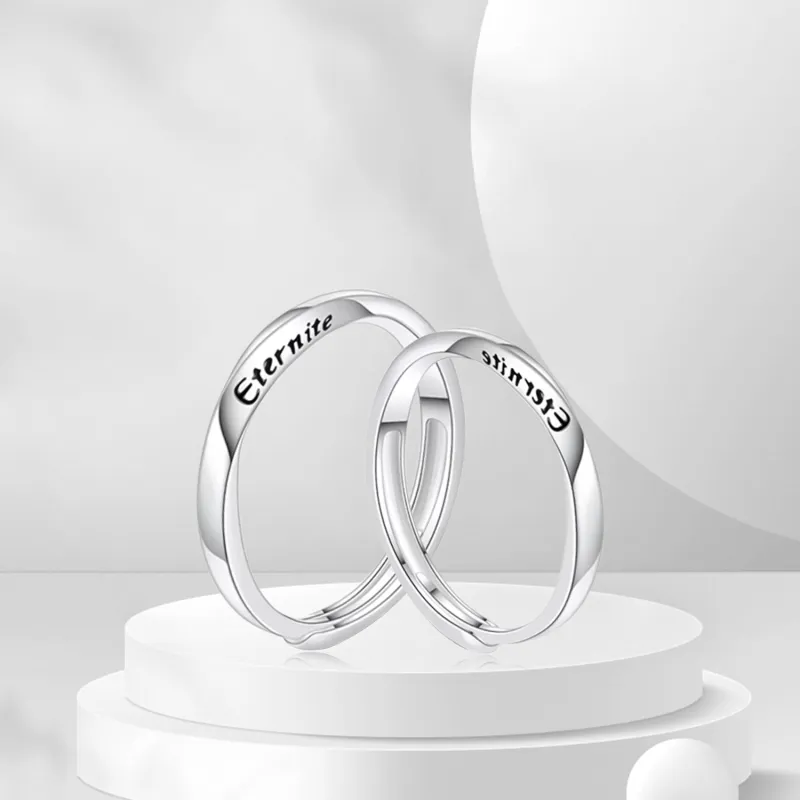 BTOE 925 Sterling Silver Rings Unisex-4