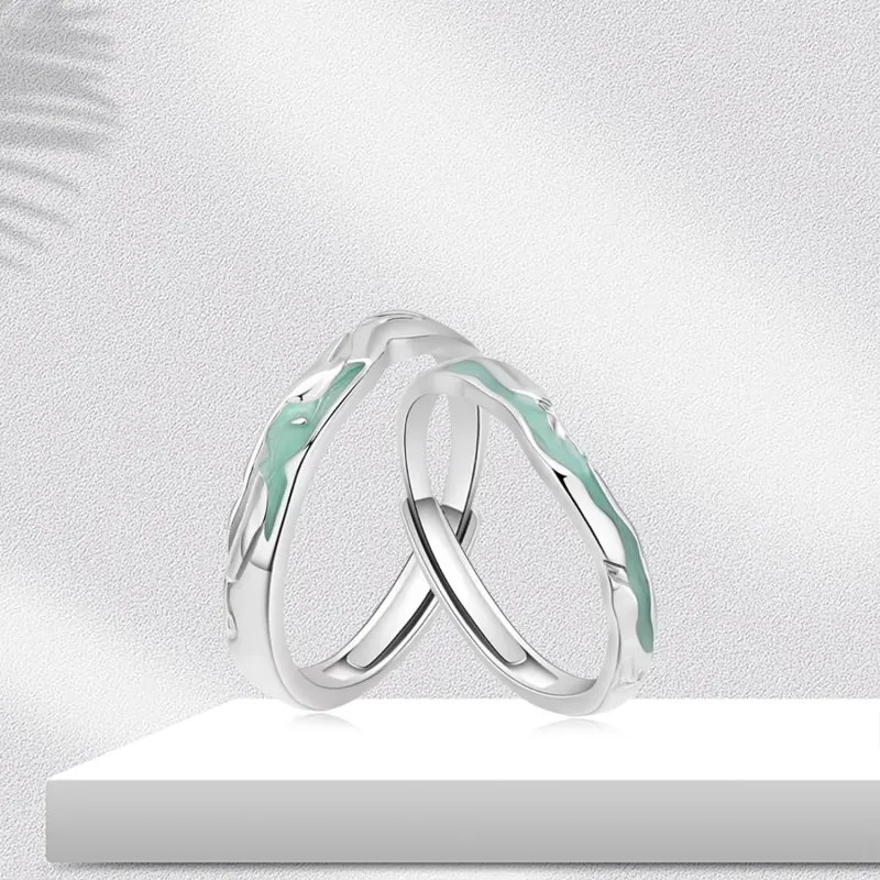 BTOE 925 Sterling Silver Rings Unisex-2