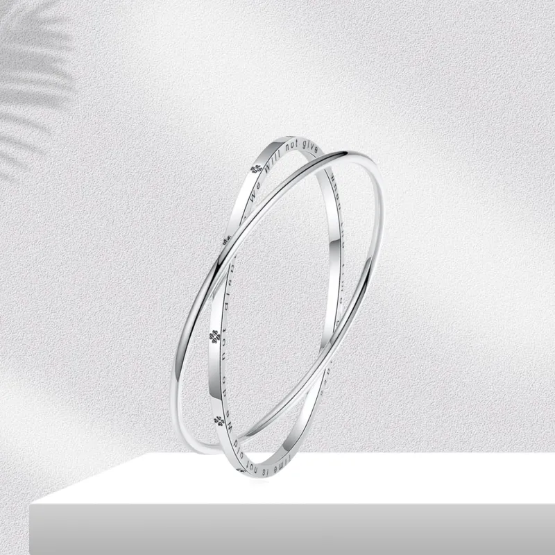 BTOE 999 Fine Silver Bangles Women's-1
